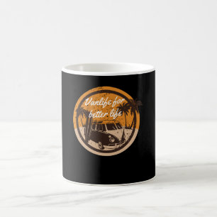 Caneca De Café Vanlife para uma vida melhor