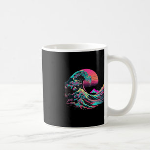Caneca De Café Vaperwave Aestésico Onda de Excelente Onda Retroat