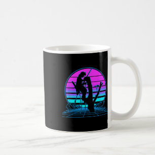 Caneca De Café Vaporwave Goth Pastel de Escalar Árvores