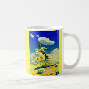 Caneca De Café Vaqueiro de N.C. Wyeth