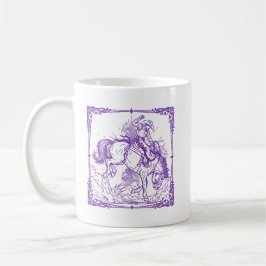 Caneca De Café Vaqueiro de Rodeio Cavalgada Ocidental