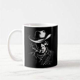 Caneca De Café Vaqueiro Fumante