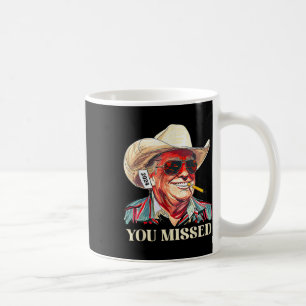 Caneca De Café _Vaqueiro Trump Ocidental Que Perdeu Vaca De Bande