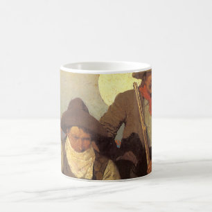 Caneca De Café Vaqueiros Antigos, O Palco de Pagamento por NC Wye