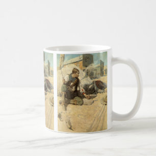 Caneca De Café Vaqueiros Western Vintage, Hopalong por NC Wyeth