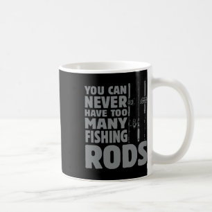 Caneca De Café Varas de Pesca de Pescador Engraçado Design Amante