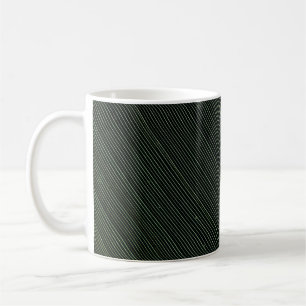 Caneca De Café Vareta metálica verde sobre a texti pinheira bran