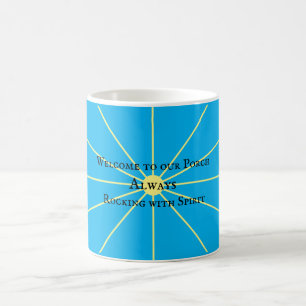 Caneca De Café Variação da aguardente de porco Azul brilhante