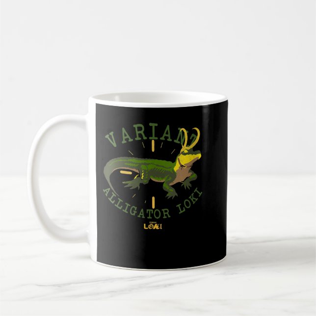 Caneca De Café Variante V-Neck do Alligador Marvel Loki das Mulhe (Esquerda)
