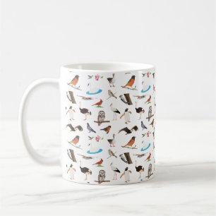 Caneca De Café Várias Aves
