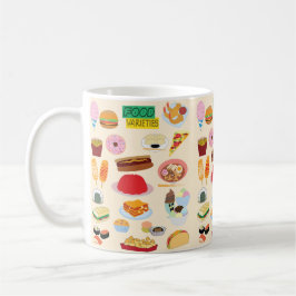 Caneca De Café Variedades de Comida