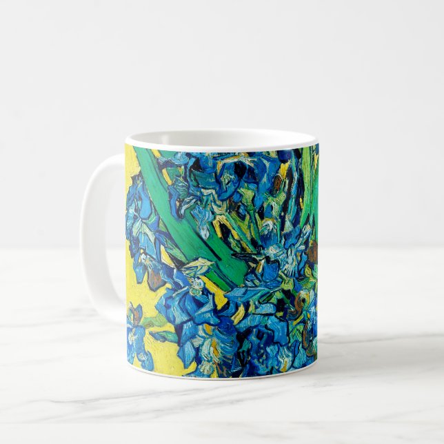 Caneca De Café Vase com irlandeses, Van Gogh (Frente Esquerda)