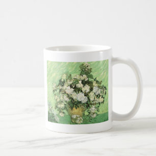 Caneca De Café Vase com Rosas - Van Gogh