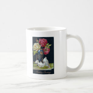 Caneca De Café Vase e Doves