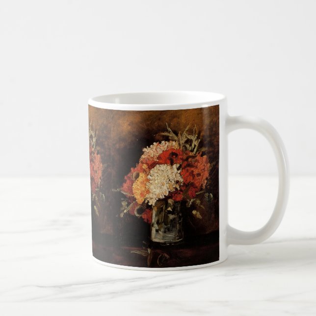 Caneca De Café Vaso com Cravos por Vincent van Gogh (Direita)