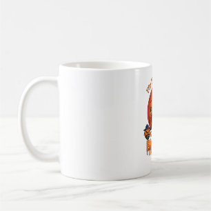 Caneca De Café Vassoura De Barbeiro Quebrou Abóbora De Halloween