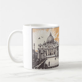 Caneca De Café Vaticano Roma Itália Europa