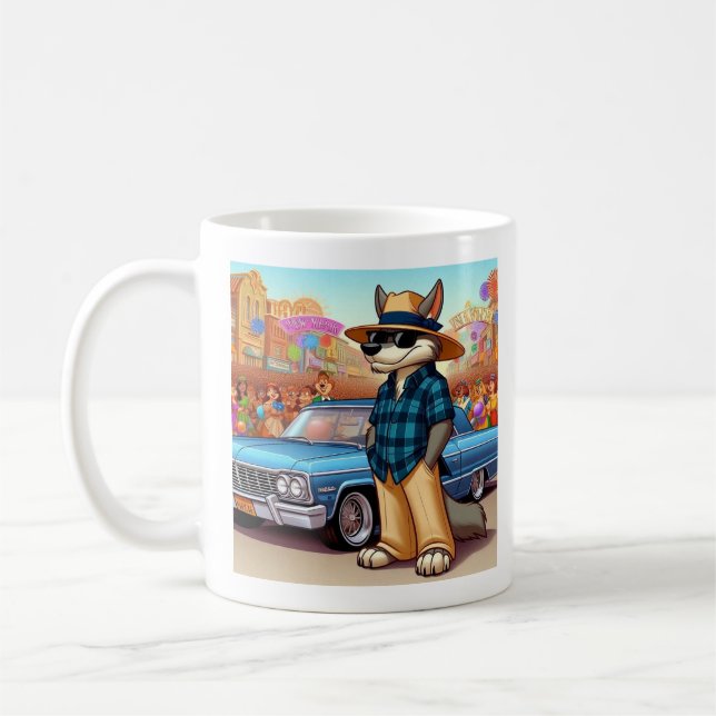 Caneca De Café Vato Lobo "Ano Novo" (Esquerda)