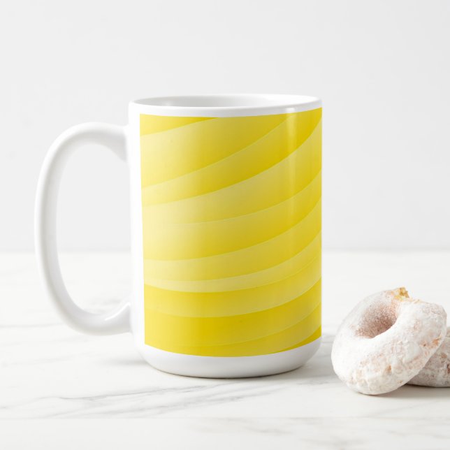 CANECA DE CAFÉ VAZIO CRIE O SEU PRÓPRIO MACO AMARELO (Com Donut)