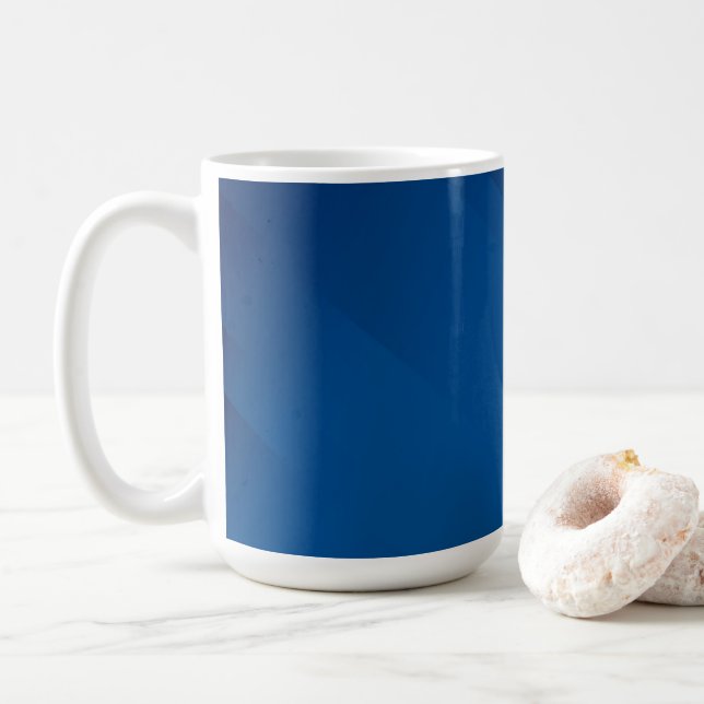 CANECA DE CAFÉ VAZIO CRIE O SEU PRÓPRIO SACO AZUL (Com Donut)