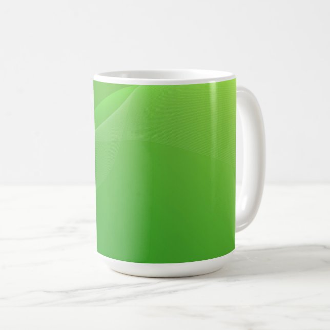 CANECA DE CAFÉ VAZIO CRIE SEU PRÓPRIO MACO VERDE (Frente Esquerda)