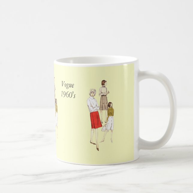 Caneca De Café Vazio dos anos 60 da moda (Direita)