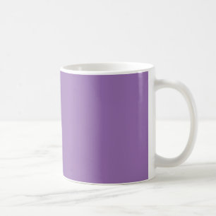 Caneca De Café Vazio Personalizado de Cor de Tendência Violeta A