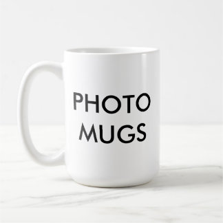 Caneca De Café Vazio Personalizado de Fotografia de White Mug