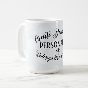 Caneca De Café Vazio personalizável - Crie o seu