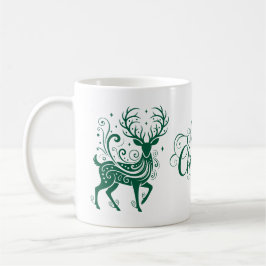 Caneca De Café Veado de Feriado