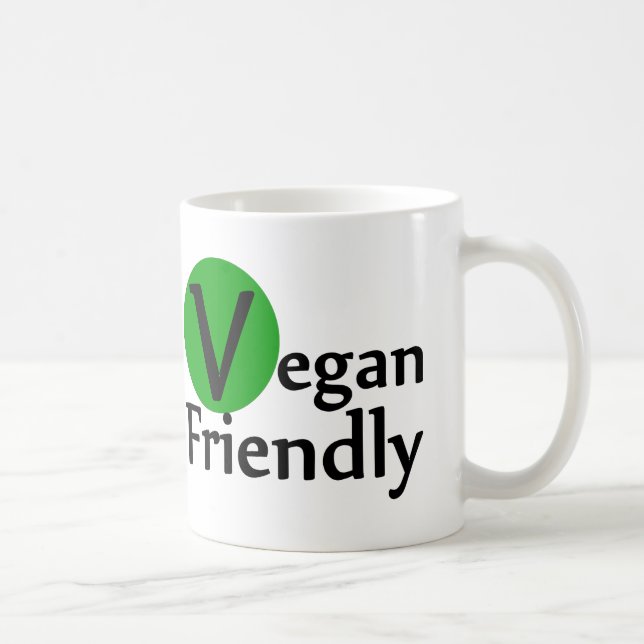 Caneca De Café Vegan amigável (Direita)