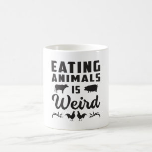 Caneca De Café Vegan Animal Rights Vegans Comida Funny Gift Idea