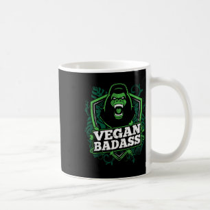 Caneca De Café Vegan Bad Malhação Gorilla Bodybuilding Beast