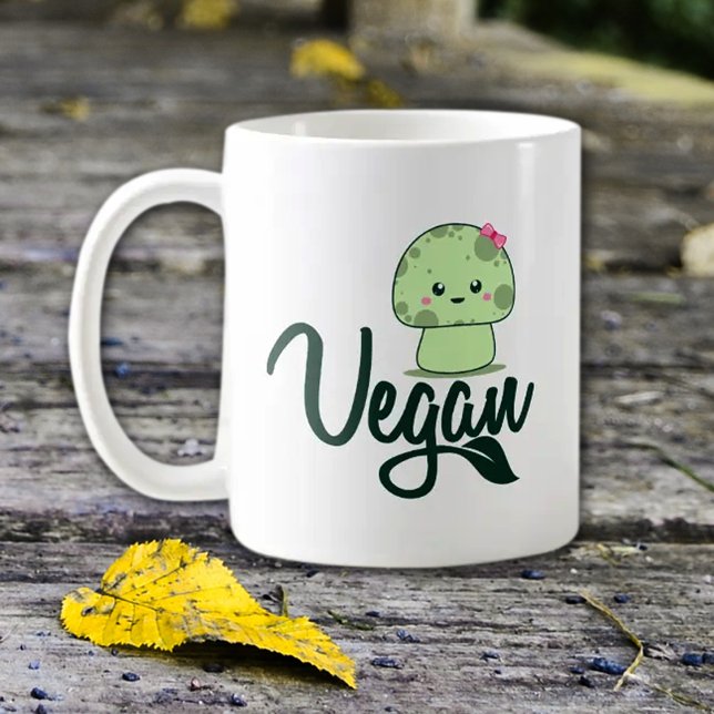 Caneca De Café Vegan, Cogumelo (Criador carregado)