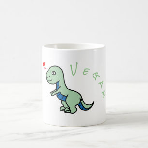 Caneca De Café Vegan Dinosaur Kind Dino