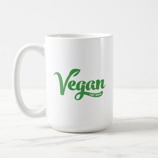 Caneca De Café Vegan Fort Wayne Mug (Esquerda)