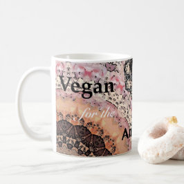Caneca De Café Vegan para os animais