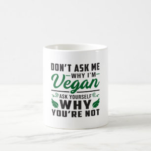 Caneca De Café Vegan Vegans Animal Rights Veggie Gift Idea