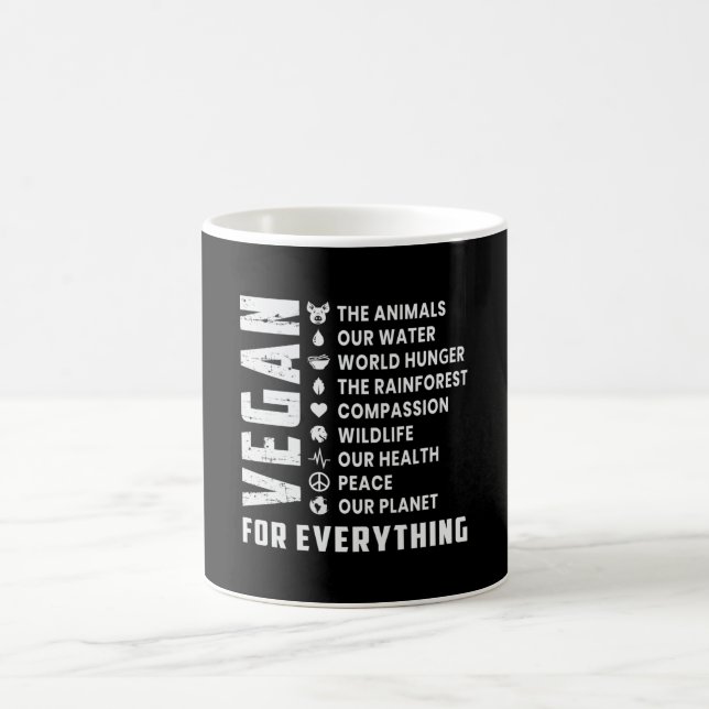 Caneca De Café Vegan Vegetarian Vegetables Veggie Vegism Gift (Centro)