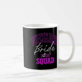 Caneca De Café Vegas Bride Squad 2026 Married in Vegas