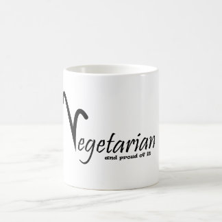 Caneca De Café Vegetariano