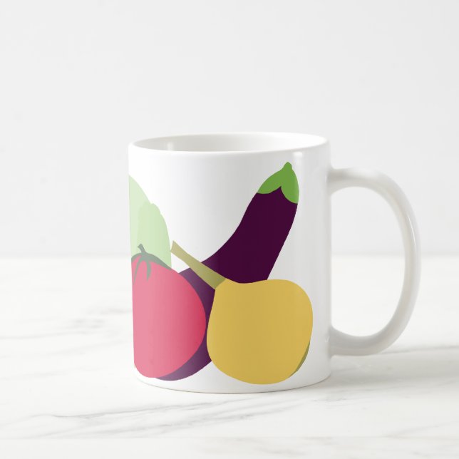 Caneca De Café Vegetarianos! (Direita)