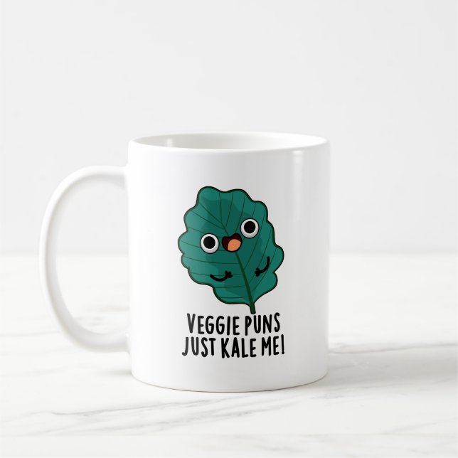 Caneca De Café Veggie Puns Apenas Me Matou Engraçado Comida Pun (Esquerda)
