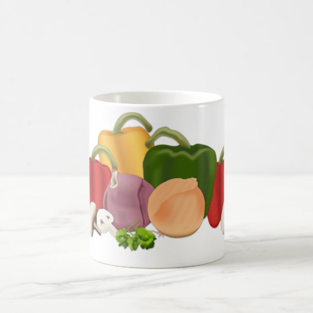 Caneca De Café Veggies (Centro)