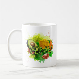 Caneca De Café Veggies Vegan