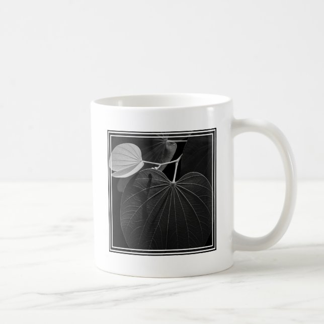 Caneca De Café Veias de uma folha (Direita)