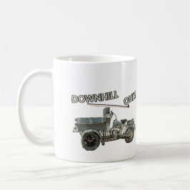 Caneca De Café Veículo Engraçado Antigo Somente Para Descida