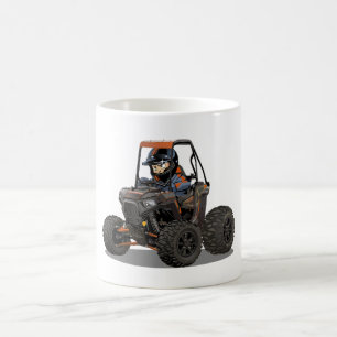 Caneca De Café Veículo off-road de desenho animado UTV
