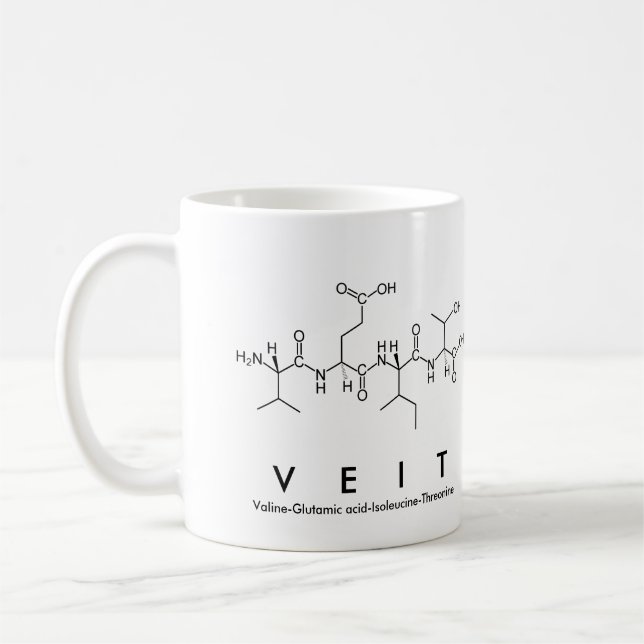 Caneca De Café Veit peptide name mug (Esquerda)