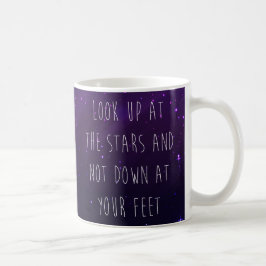 Caneca De Café Veja A Cotação Motivacional Das Estrelas